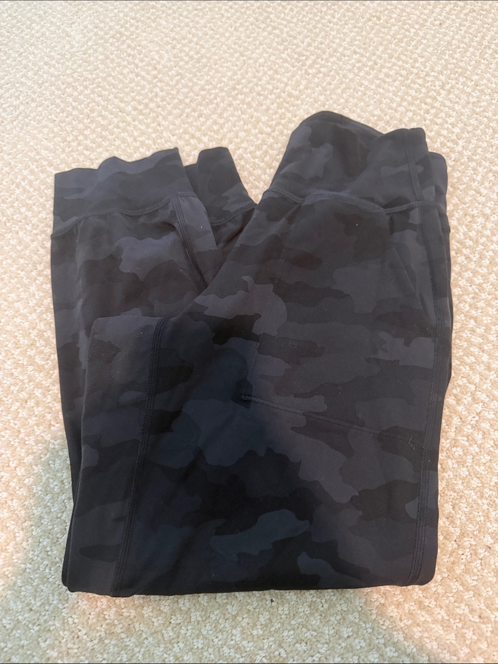 lululemon athletica Black Camo Track Joggers